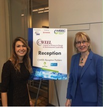 Miriam Aczel, Article author, and Leaders in Energy member, along with Janine Finnell, Leaders in Energy shown (l-r)