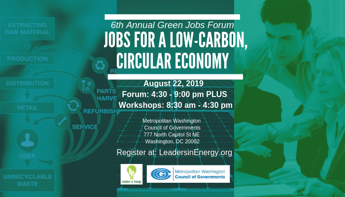 Impressive Speaker Line-Up for Green Careers DC Event! Terrific networking + education if you are interested in green jobs and the green economy!