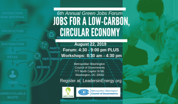 Growing the Green Economy, Careers, and Jobs in the DMV Region
