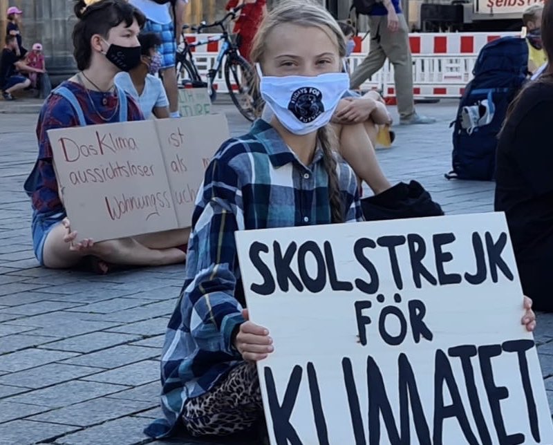“We’re Back”: Greta Thunberg Kicks Off Third Year of Fridays for Future Protests in Germany After Meeting With Merkel