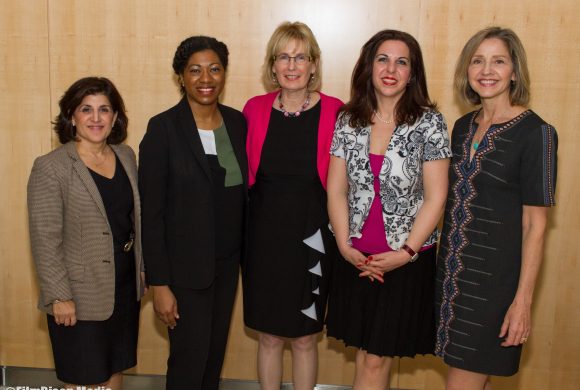 Claudia Meer, Marilyn Waite, Janine Finnell, Dr. Elvin Yüzügüllü, and Jacqueline “Jacqui” Roueché (l-r)